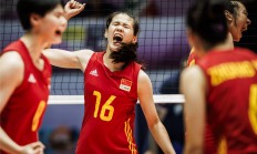 B体育链接-女排比赛中中国选手拼搏夺冠