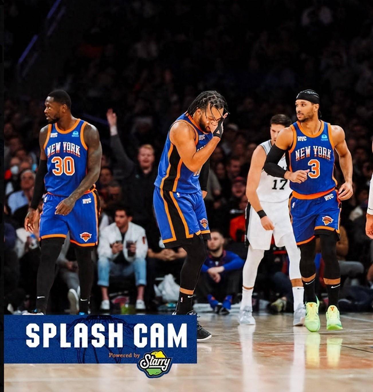 尼克斯击败公牛，巴雷特23分